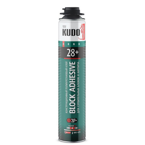 Клей-пена для строительных блоков Kudo Proff 28+ KUPP10UABL 1000мл/900гр