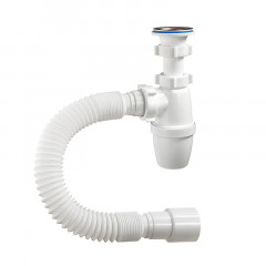 Сифон бутылочный с гофрой 1 1/4"х40/50 Orio А-3202