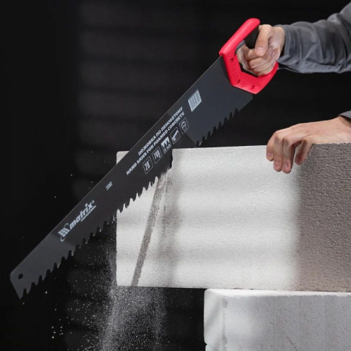 Ножовка по пенобетону 700мм, твердосплавные напайки Matrix 23382