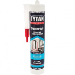 Герметик силиконовый санитарный бесцветный Tytan Professional 280 мл
