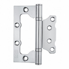 Петля бабочка накладная для дверей без притвора Хром Шлосс 04013, 2шт