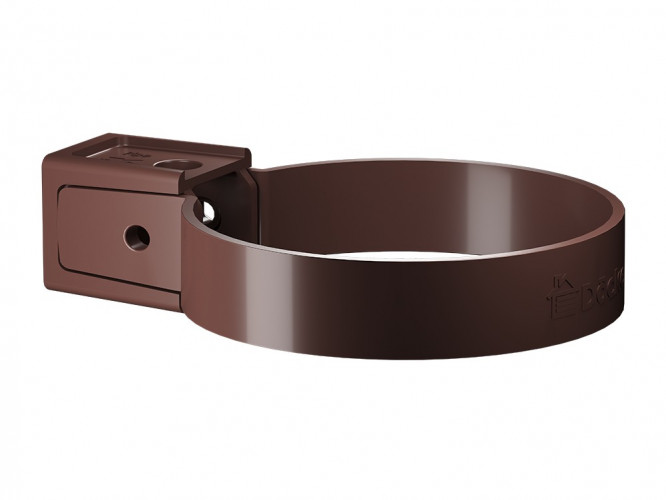 Хомут универсальный для водосточной трубы, шоколад Деке PREMIUM