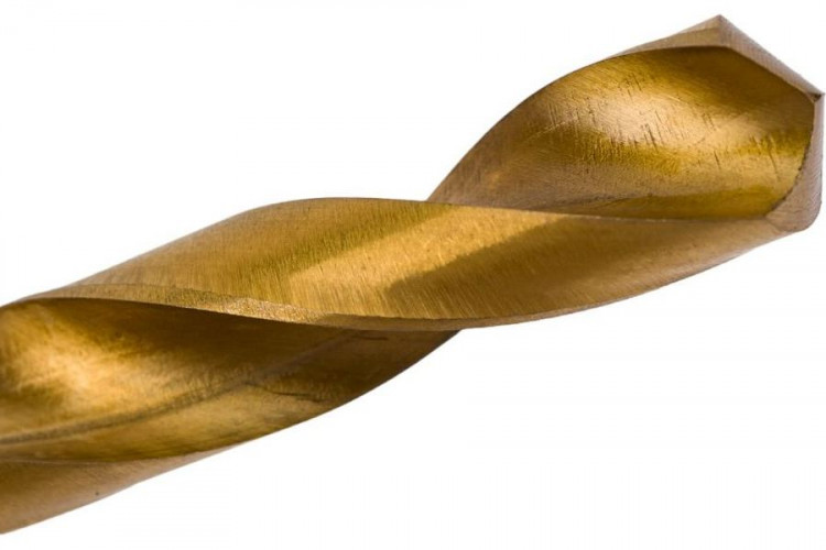 Сверло по металлу 11х140(95)мм титан кобальт Р6М5К5 Vertextools 666-11