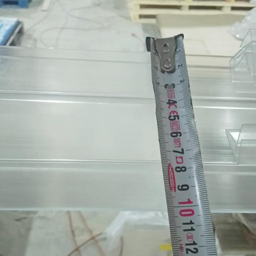 Профиль коньковый RP 8-10мм прозрачный L=6м Полигаль