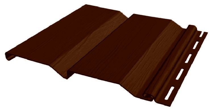 Сайдинг виниловый Standart Extra Color 3660*205мм (0,75м2) Темный дуб, FineBer