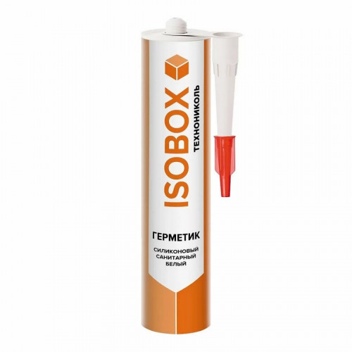 Герметик силиконовый санитарный белый Isobox 260 мл