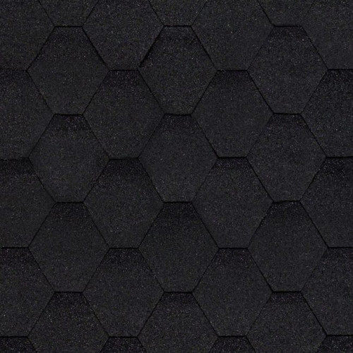 Гибкая мягкая черепица Шинглас (Shinglas) Оптима Соната, Черный 3м2, Технониколь 069906