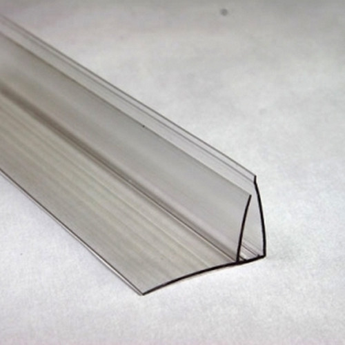 Профиль пристенный FP 16мм прозрачный L=6м Юг-Ойл-Пласт