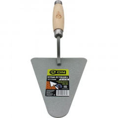 Кельма бетонщика стальная, деревянная рукоятка 150х330мм ON 02-14-103