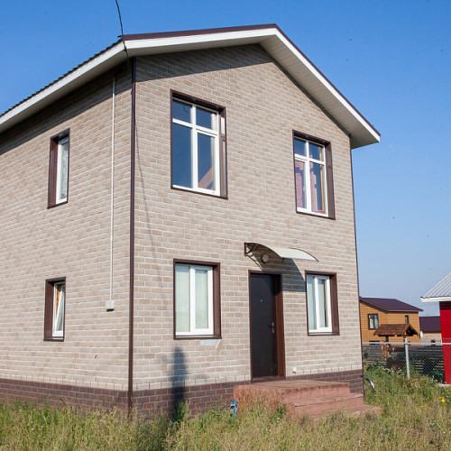 Фасадная плитка Hauberk Кирпич античный 2м2 (250х1000мм) 20шт