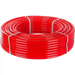 Труба для системы теплый пол d=16х2мм PE-XB/EVOH красная 100 п.м. Valtec VP1620.3.100