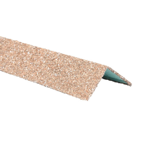 Фасадная плитка Hauberk уголок металлический внешний бежевый 50х50х1250мм