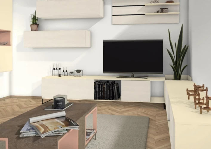 ЛДСП 16мм 2500х1830 Кремовая молет-шагрень ExtraVert U0219M