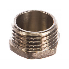 Заглушка латунная 1/2" наружная резьба СТМ CRCM0012