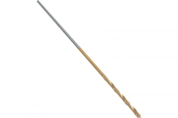 Сверло по металлу 1х30(15)мм титан кобальт Р6М5К5 Vertextools 666-01