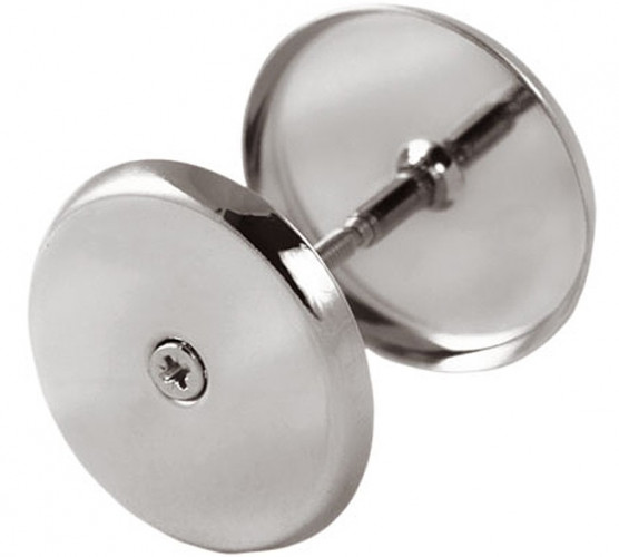 Щиток глухой 114 Cr хром Шлосс 02004