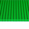Сотовый поликарбонат 6мм Зеленый 2,1х6м Рациональ Казанский 0,78кг/м2