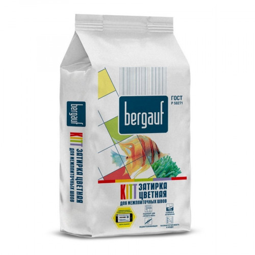 Затирка Bergauf Kitt, Белый 25кг