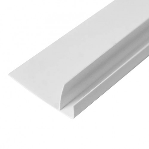 Стартовый/завершающий профиль для ПВХ F-образный 60х10мм 3м.