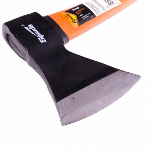 Топор 800гр кованый, фибергласовая обрезиненная ручка Sparta