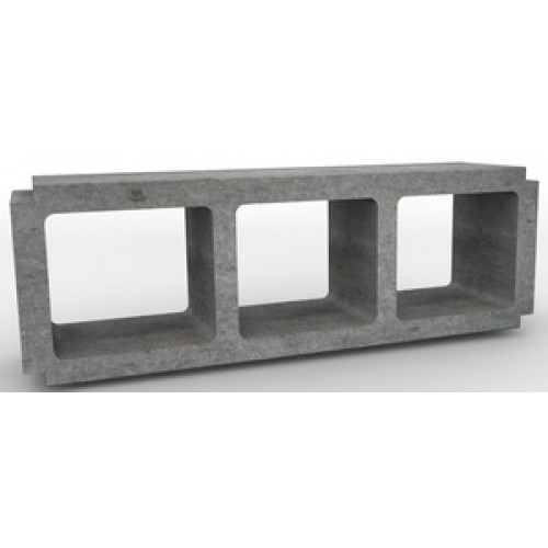 Вентблок трехканальный КСР-ПС-3к 660х220х160мм Гифас