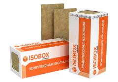 Теплоизоляция ISOBOX ВЕНТ 80кг/м3 (50*600*1200) 6шт. 4,32м2 (0,216м3) Технониколь
