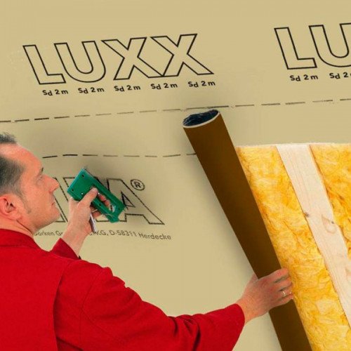 Плёнка пароизоляционная с ограниченной паропроницаемостью DELTA LUXX 1.5х50м, 150г/м2