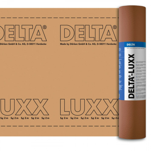 Плёнка пароизоляционная с ограниченной паропроницаемостью DELTA LUXX 1.5х50м, 150г/м2