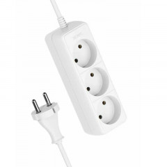 Удлинитель 3х3м без заземления 16А IP20 Космос YKsm3m-3g(K)