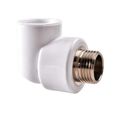 Угольник комбинированный 25мм х 3/4 дюйма, наружная резьба РВК 021008