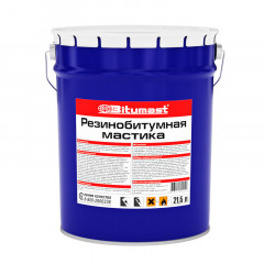 Мастика резинобитумная МРБ, 21,5л Bitumast