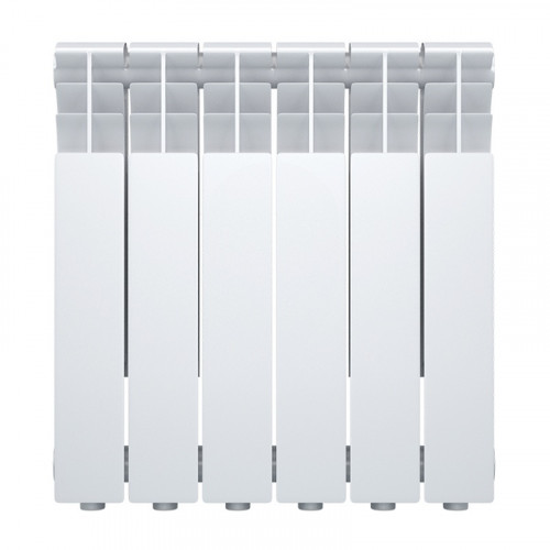 Радиатор алюминиевый 500*80, 6 секций Oasis Eco