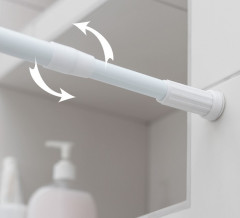 Карниз гардина для ванной 200см, белый