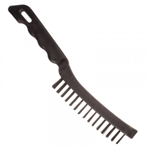 Щетка проволочная 5 рядная пластиковая, толщина проволоки 0,33мм, 260мм РемоКолор 11-1-015