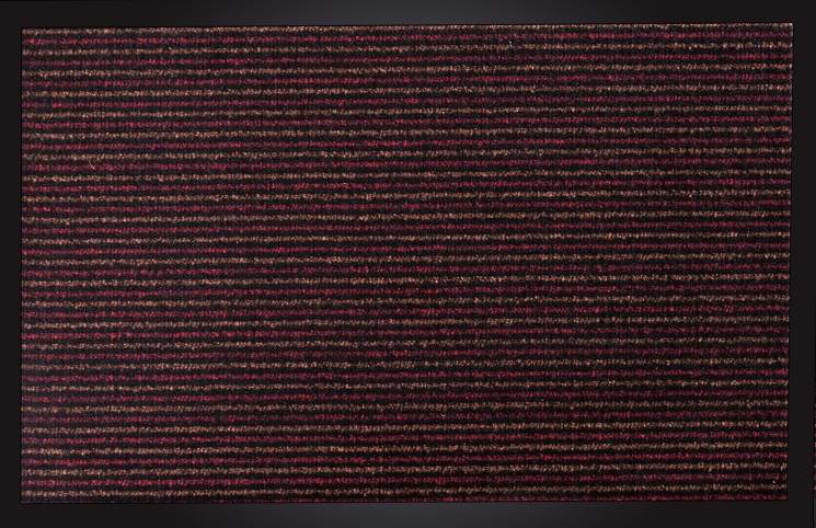 Коврик на резиновой основе Linie 90х150 см, бордовый MercuryFlooring