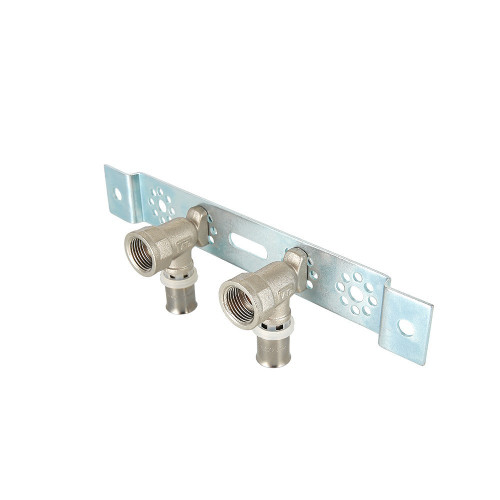 Планка монтажная с пресс водорозетками 16мм х 1/2 Valtec VTm.224.N.001604