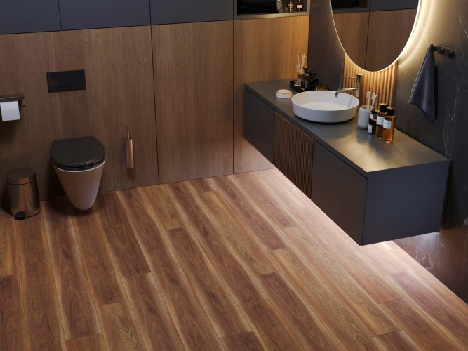 Кварц-винил SPC CronaFloor GS 4V Дуб Красный с фаской XJ83013-1 (10шт/2.16м2)