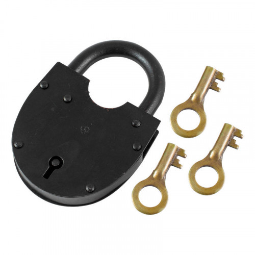 Замок навесной амбарный, ЗВС-5 сувальдный механизм, 90*130*18мм, дужка 12мм