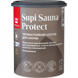 Защитный состав для бань и саун Tikkurila Supi Sauna Protect полуматовый 0,9 л