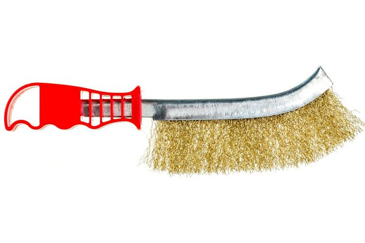 Щетка проволочная 240мм, пластиковая ручка, проволока 0,3 мм, РемоКолор 11-0-000