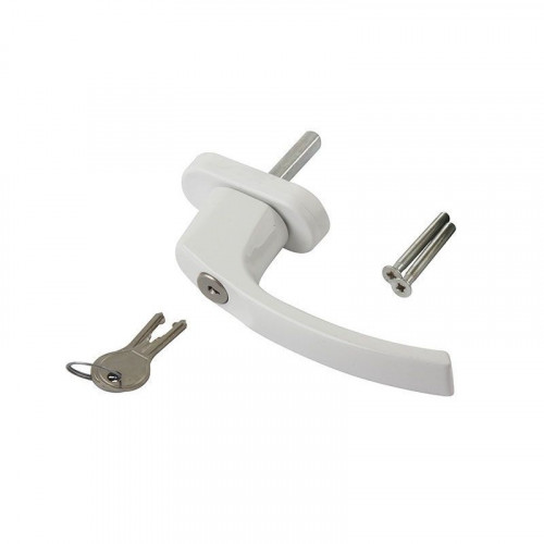 Ручка оконная с замком WH ET Фабрика замков