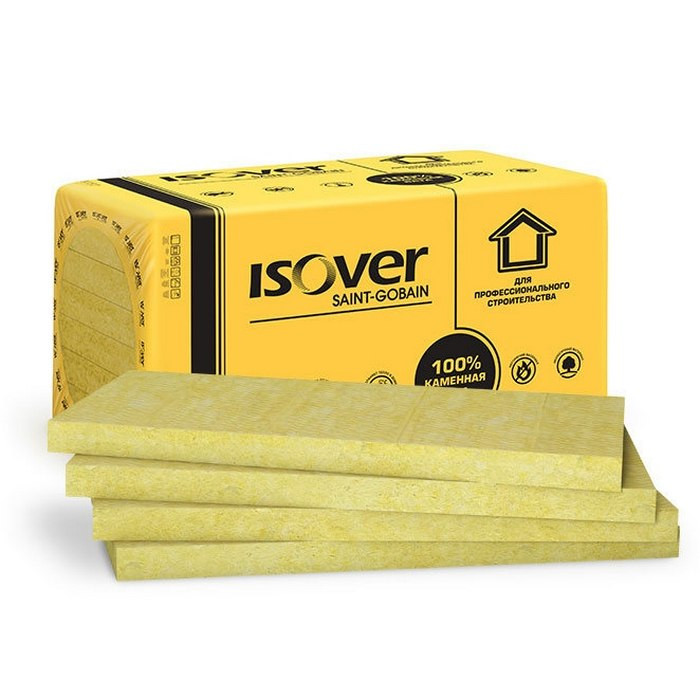 Утеплитель ISOVER Венти 85 кг/м3 (100*600*1000) 3шт. 1,8м2 (0,18м3)