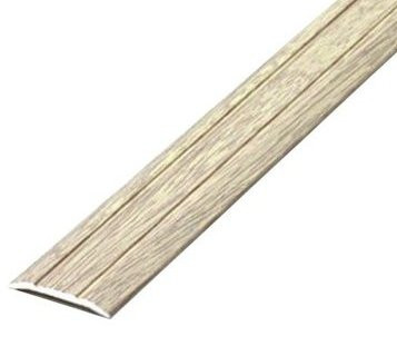 Порожек стыкоперекрывающий дуб беленый ПС-01 900*25 мм, ЛУКА