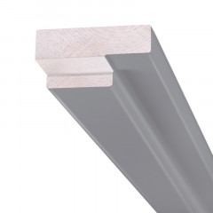 Дверная коробка перекладина М13,4 крашенная серая Олови