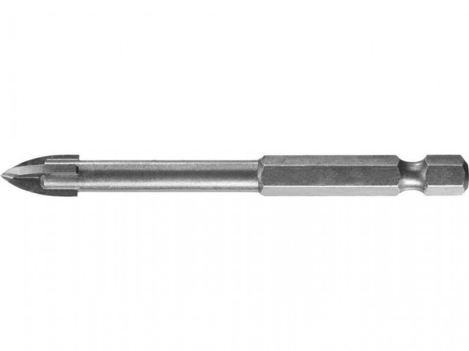 Сверло по стеклу и керамике 6х70мм 4 кромки РемоКолор 35-4-006