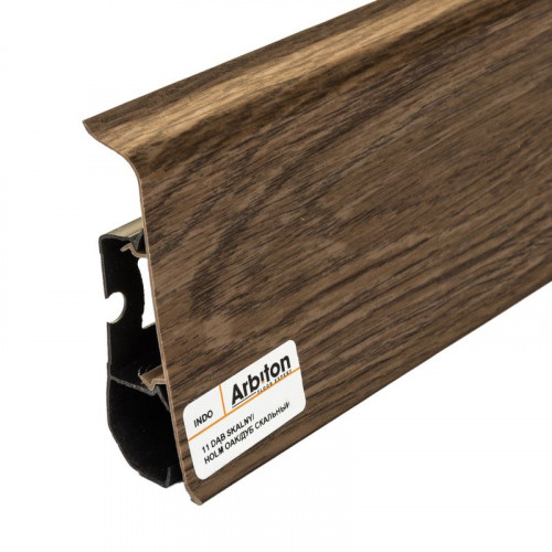 Плинтус Arbiton INDO 70, 11 Дуб Скальный, 2500х70х26мм