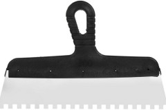 Шпатель фасадный зубчатый 300мм, зуб 8х8, нержавеющая сталь Korvus 1205113