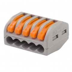 Клемма 5х(0,08-2,5(4) кв.мм) WAGO 222-415