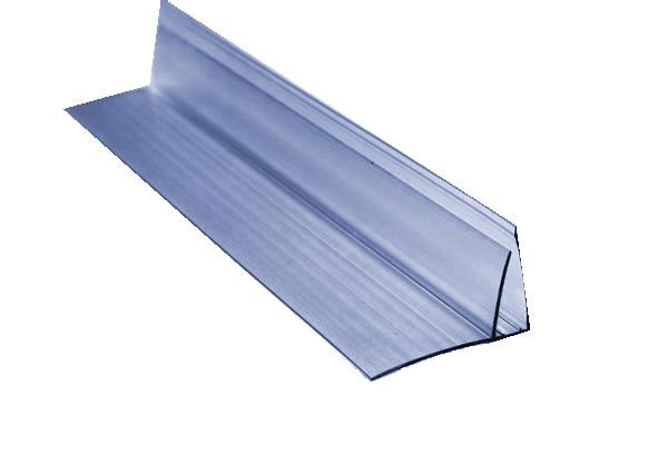 Профиль пристенный FP 4-6мм прозрачный L=6м Новаттро