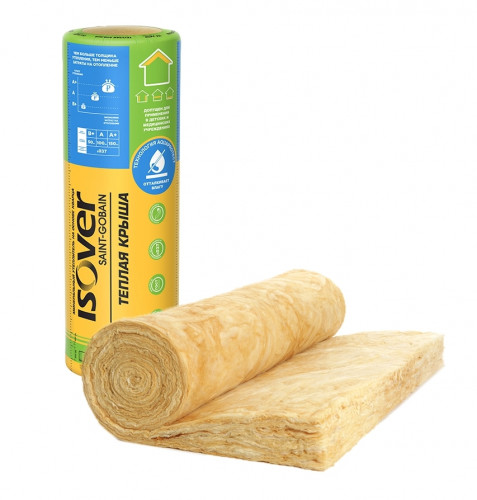 Минвата Теплая крыша (100х1220х5000 мм) 1шт. 6.1м2 (0,61 м3) ISOVER